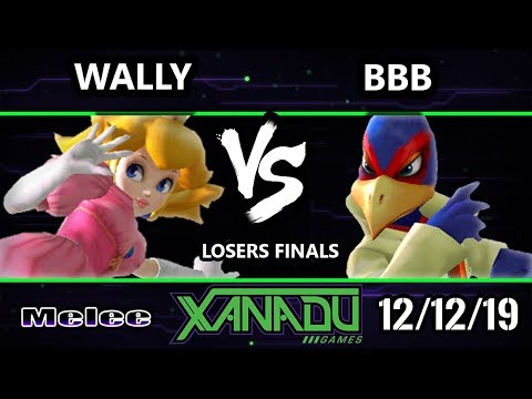 S@X 332 SSBM - Wally (Peach) Vs. BBB (Falco) Smash Melee Losers Finals