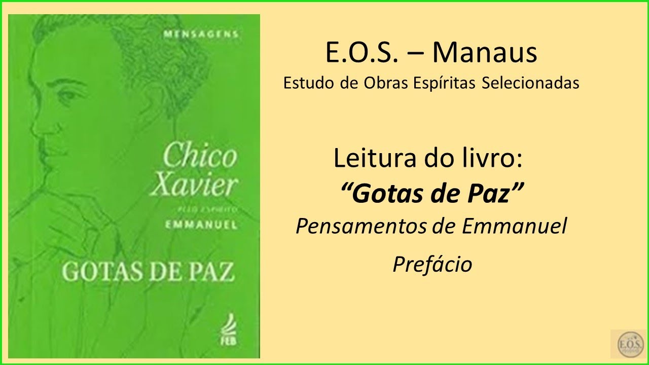Gotas de paz - Leitura do Prefácio