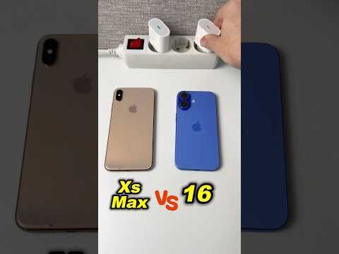 iPhone XS Max VS 16 Power On Boot Speed Test Best Comparison 2025