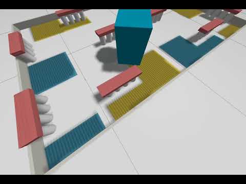 Video of Eurobot 2025 in gazebo simulation example
