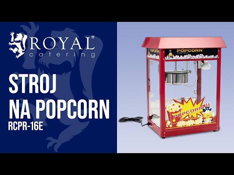 video - Stroj na popcorn - červená stříška