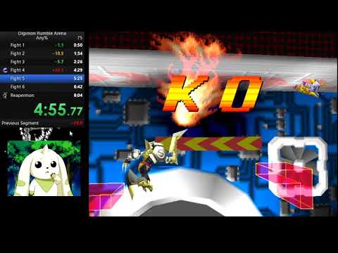 Digimon Rumble Arena Speedrun - Speedrun by shirumero - Any% [7:16] PB
