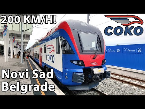 Traveling on Serbia's NEW high speed train Soko / Соко | Novi Sad - Belgrade / Beograd