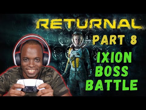 Returnal PS5 Ixion Boss Fight Gameplay Walkthrough Part 8 - Second Boss Battle - Crimson Waste