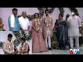 CM Yediyurappa Attends Aishwarya DK Shivakumar And Amartya Hegde Engagement Blesses Them