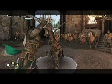 For Honor Realistic Gameplay-Warden vs Dominee |For Honor HD