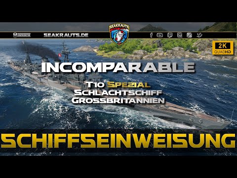 Review - INCOMPARABLE [T10 BB] - World of Warships [Deutsch]