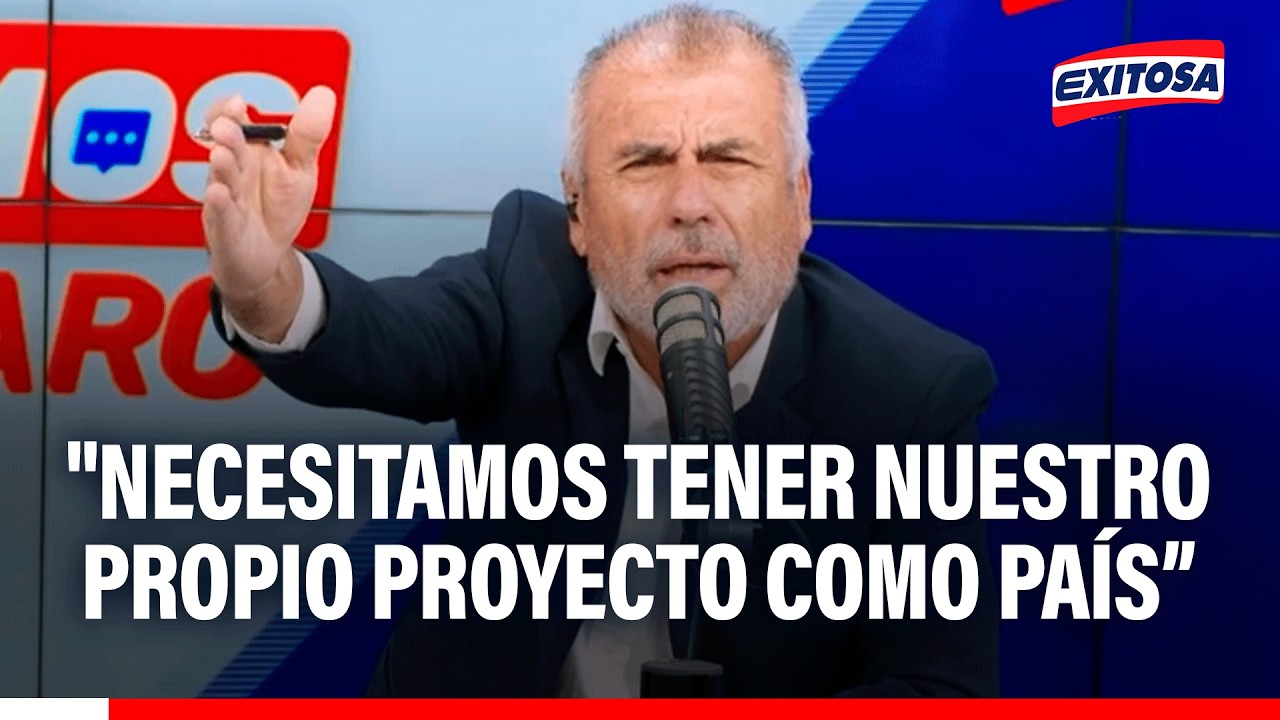 🔴🔵 Nicolás Lúcar afirma que Perú necesita tener un proyecto como país antes que nos pasen por encima