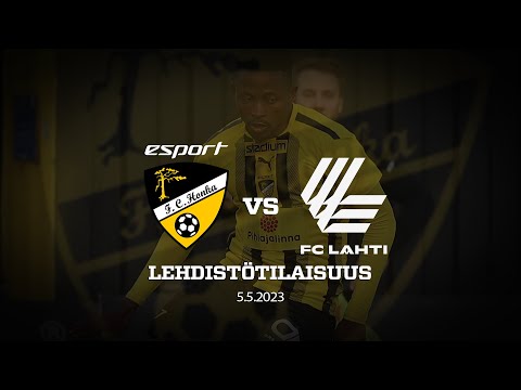 HonkaTV: Lehdistötilaisuus Honka vs. FC Lahti - 5.5.2023
