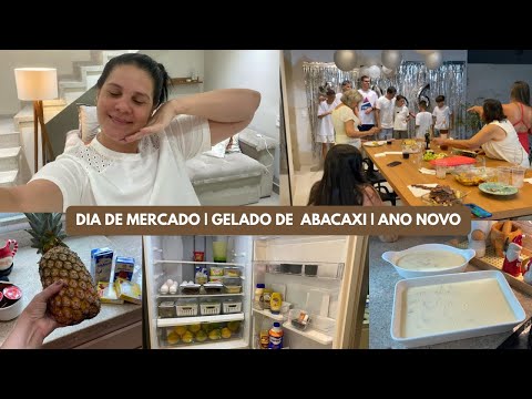 🔥VLOG: Last day of the year with family/ Market day/ Easy pineapple ice cream 🍍