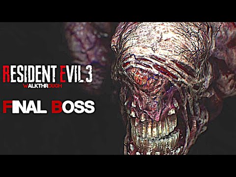 RESIDENT EVIL 3 REMAKE Walkthrough Gameplay Part 11 - FINAL BOSS (4K 60FPS)