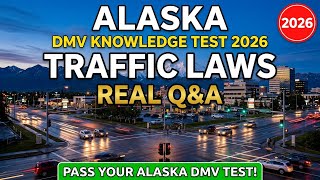 Alaska DMV Traffic Laws Practice Test 2026 — 50 Must-Know Permit Test Questions