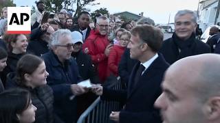 Macron visits French territory of Saint-Pierre-et-Miquelon near Canada