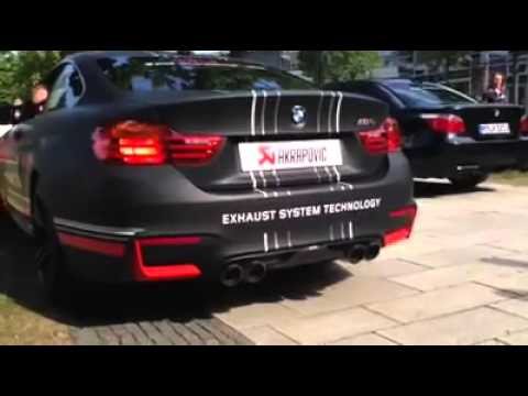 BMW M3 F80 / M4 F82 Akrapovic Exhaust sound + diffuser