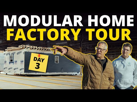 Modular Homes Built in 5 Days - See How in this Factory Tour