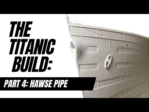 RC TITANIC Build 1:200 Scale Part 4 - Hawse Pipe, Oil System and more!