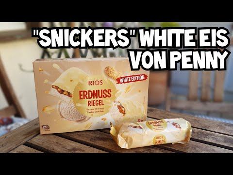 Penny Rios wie Snickers White Eis im Test | Erdnuss Riegel Eiscreme