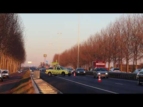 21-01-17 Prio 1 Verkeersongeval met Beknelling - A20 (Moordrecht) - HV 16-3771