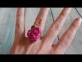 How To Crochet A Rose Ring Yarn Scrap Friday