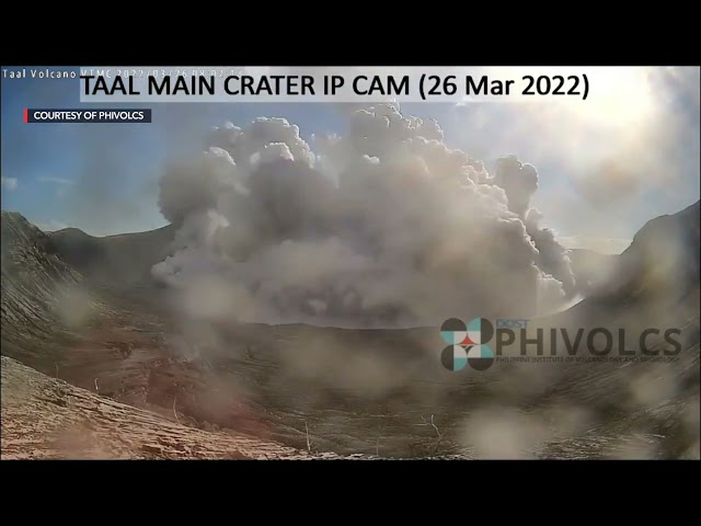 Phivolcs raises Taal Volcano to Alert Level 3