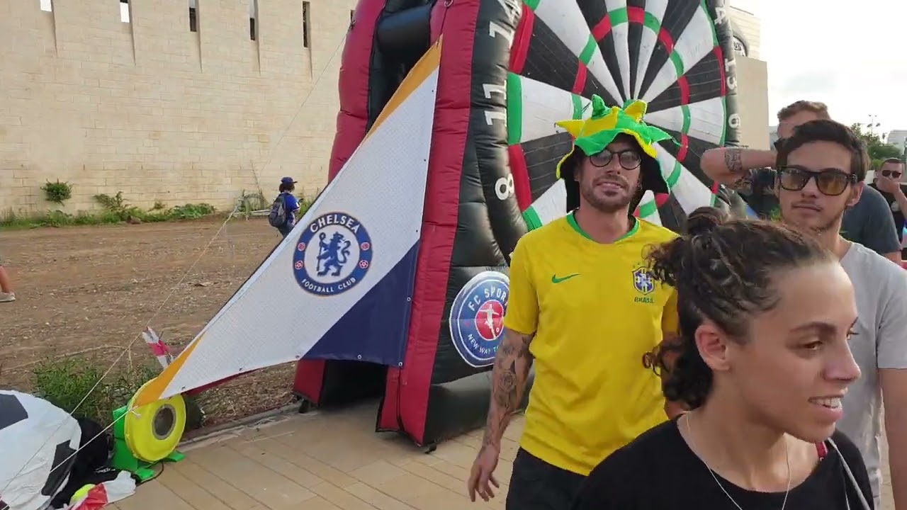 מתחם אוהדים באצטדיון המושבה