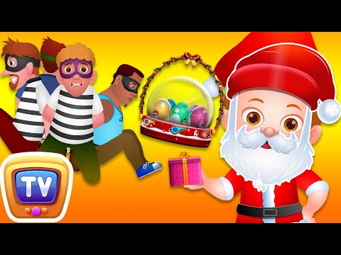 ChuChu TV Police Christmas Episode - Saving The Christmas Gifts from Thieves - ChuChu TV Surprise