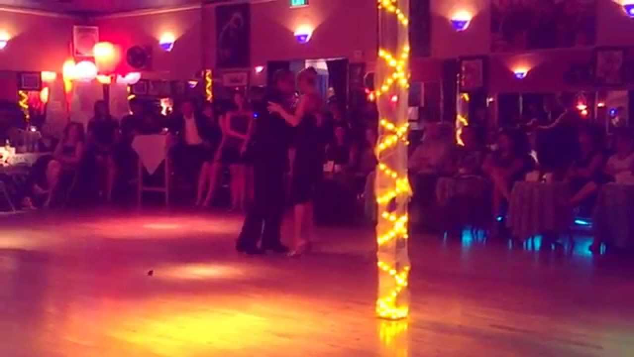 George Torres and Maria Blanco perform at the Tango room