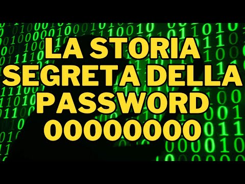 La Storia Segreta della Password 00000000