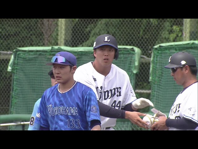 【ファーム】初球を叩いた!! ライオンズ・林冠臣 ファーム本拠地初安打でチャンス拡大!! 2025年5月16日 埼玉西武ライオンズ 対 横浜DeNAベイスターズ