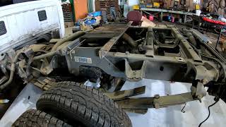 removing a Truck Bed and replacing a fuel Pump