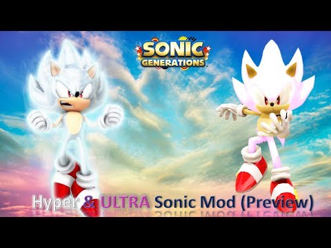 Sonic Generations Mod Part 116_ Sonic with Shadow Shoes Mod 