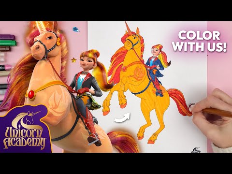 Vibrant Unicorn Academy Printable Coloring Pages For Adults