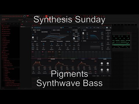 Synthesis Sunday Pigments Synthwave Bass
