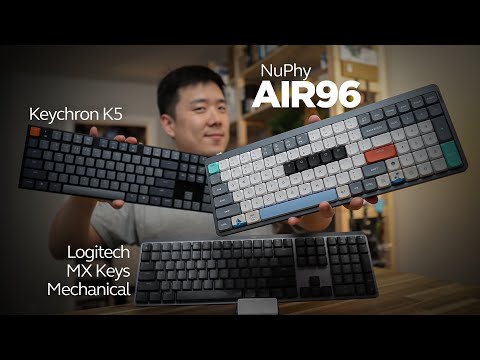 NuPhy Air96 Customizable Low-Profile Keyboard - Unboxing & Comparison