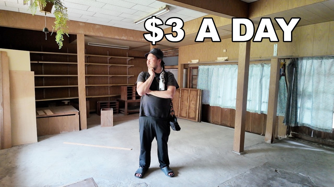 I found a huge house for 3 dollars a day in Japan