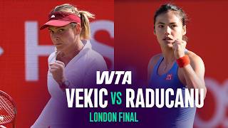 Queens Club Championships Raducanu vs Vekic