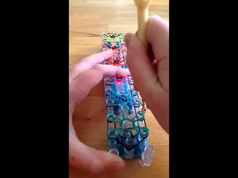 Loom bandz Anleitung deutsch Sternenarmband