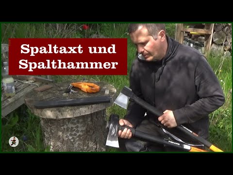 Splitting axe and splitting hammer