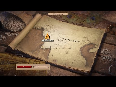 Campanhas do Age of Empires 2: Definitive Edition - Bayinnaung 1 - Os Tigres Birmaneses