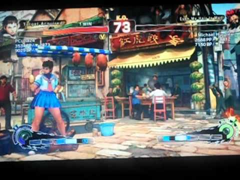 Pcutta24 ( Sakura ) VS Michael Hurdle ( Akuma ) XBL SSF4 AE 2012