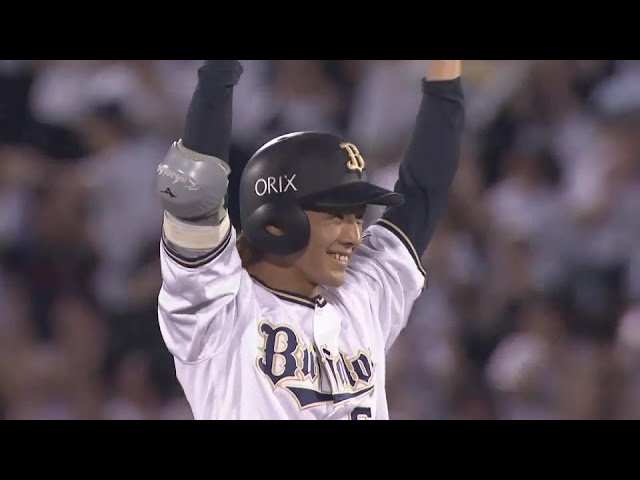 【5回裏】プロ初タイムリー!! バファローズ・大里昂生の巧みなバットコントロールで追加点!!  2024年7月6日 オリックス・バファローズ 対 北海道日本ハムファイターズ