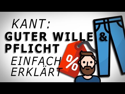 Kant: GOOD WILL & DUTY. Simply explained! AMODO, Understanding Philosophy!