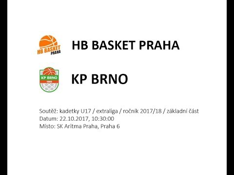 HB BASKET PRAHA - KP BRNO, U17, 2017/18