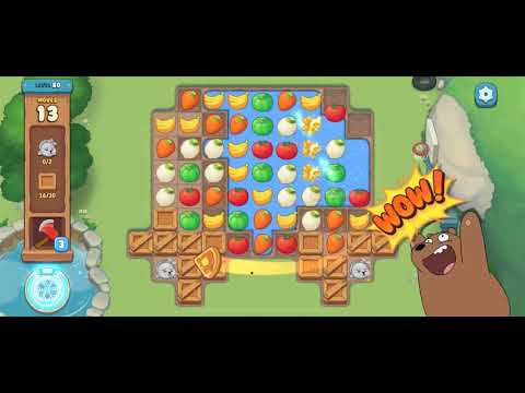 [Gameplay] We Bare Bears Match3 - Level 80 (No Boosters)