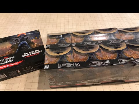 Unboxing the Wizkids D&D Waterdeep Dragon Heist Miniatures