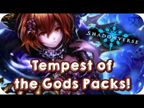 [Shadowverse] Opening 10 Tempest of the Gods Packs! LEGEND PULL!!