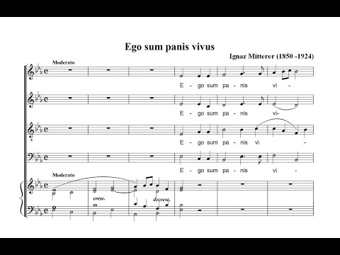 Mitterer, Ignaz (1850 - 1924) Ego Sum Panis Vivus.