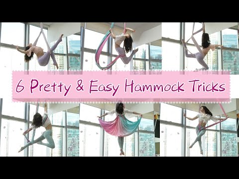 Aerial Hammock Dance - 6 pretty & easy hammock tricks (beginner to intermediate levels)