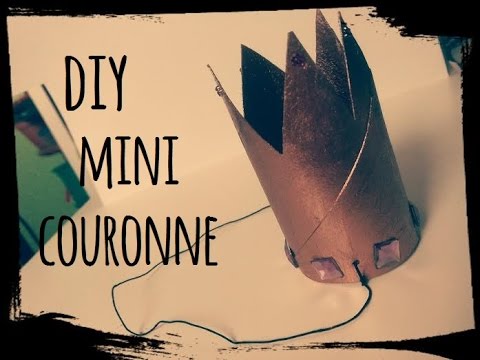 activité manuelle épiphanie mini couronne rouleau carton