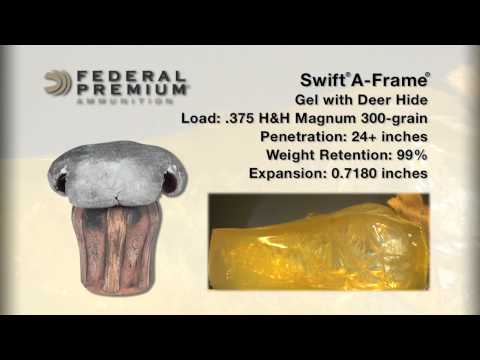 Bullet Performance: Federal Premium Swift A-Frame